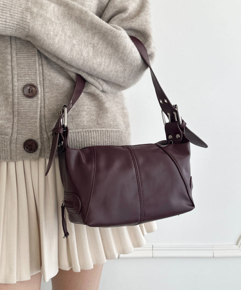 PUベルトデザインハンドバッグ | WR1233013 | レッド