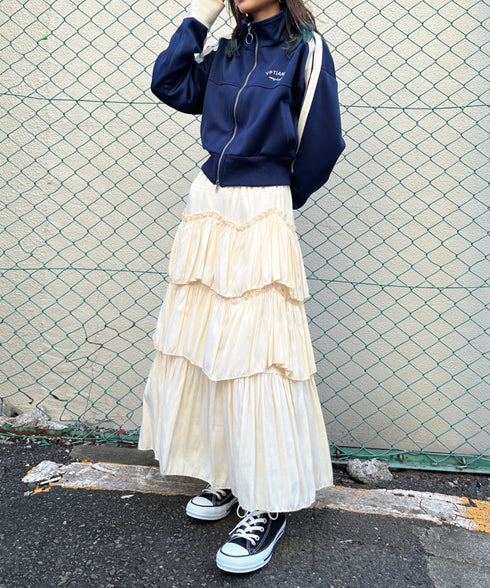 ラインショート丈トラックジャケット | CL2233573 | ネイビー