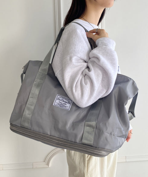【大容量】2段階拡張トラベルバッグ | WOMEN | WR1233017 | グレー