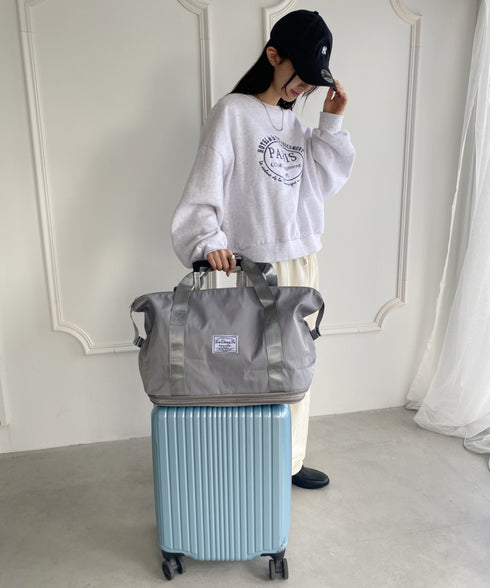 【大容量】2段階拡張トラベルバッグ | WOMEN | WR1233017 | グレー