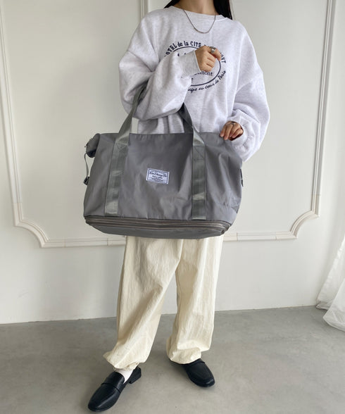 【大容量】2段階拡張トラベルバッグ | WOMEN | WR1233017 | グレー