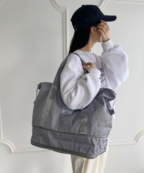 【大容量】2段階拡張トラベルバッグ | WOMEN | WR1233017 | グレー