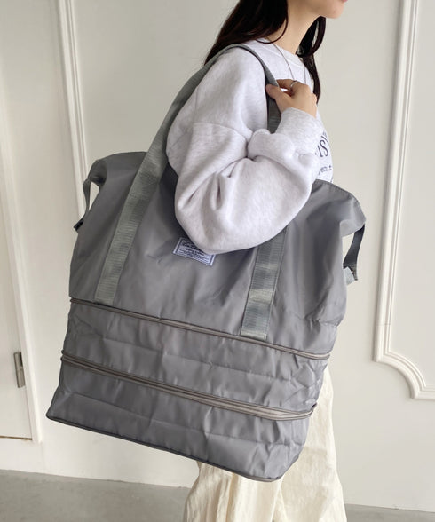 【大容量】2段階拡張トラベルバッグ | WOMEN | WR1233017 | グレー