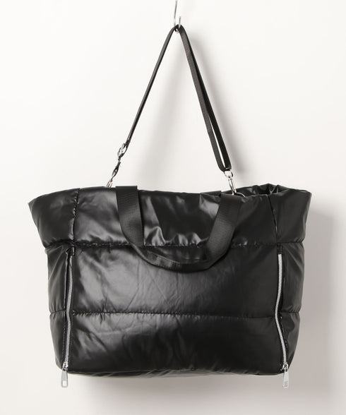 【大容量】メタリックキルティングトラベルバッグ | WR1233020 | ブラック