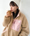 THE NORTH FACE(ザ・ノースフェイス)/2WAY リバーシブル 軽量 保温 プレイグリーン ボアフリース ナイロン ハーフジップアノラック/PLAY GREEN RVS FLEECE ANORAK | IM2234009 | キャメル