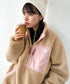 THE NORTH FACE(ザ・ノースフェイス)/2WAY リバーシブル 軽量 保温 プレイグリーン ボアフリース ナイロン ハーフジップアノラック/PLAY GREEN RVS FLEECE ANORAK | IM2234009 | キャメル