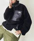 THE NORTH FACE(ザ・ノースフェイス)/2WAY リバーシブル 軽量 保温 プレイグリーン ボアフリース ナイロン ハーフジップアノラック/PLAY GREEN RVS FLEECE ANORAK | IM2234009 | ブラック