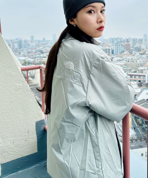 THE NORTH FACE(ザ・ノースフェイス)/2WAY リバーシブル 軽量 保温 プレイグリーン ボアフリース ナイロン ハーフジップアノラック/PLAY GREEN RVS FLEECE ANORAK | IM2234009 | アイボリー