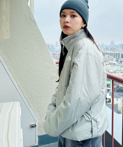 THE NORTH FACE(ザ・ノースフェイス)/2WAY リバーシブル 軽量 保温 プレイグリーン ボアフリース ナイロン ハーフジップアノラック/PLAY GREEN RVS FLEECE ANORAK | IM2234009 | アイボリー
