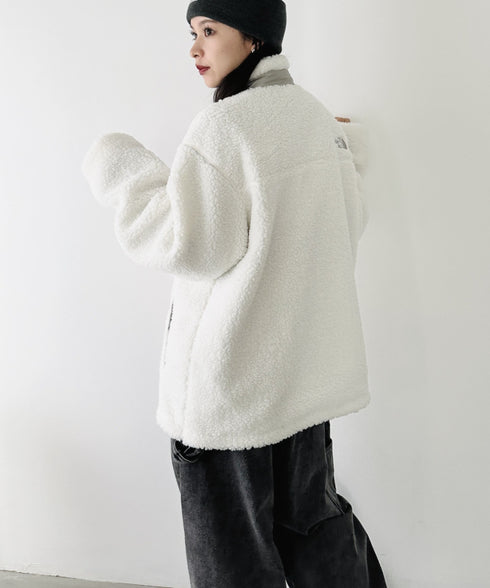 THE NORTH FACE(ザ・ノースフェイス)/2WAY リバーシブル 軽量 保温 プレイグリーン ボアフリース ナイロン ハーフジップアノラック/PLAY GREEN RVS FLEECE ANORAK | IM2234009 | アイボリー