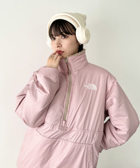 THE NORTH FACE(ザ・ノースフェイス)/2WAY リバーシブル 軽量 保温 プレイグリーン ボアフリース ナイロン ハーフジップアノラック/PLAY GREEN RVS FLEECE ANORAK | IM2234009 | キャメル