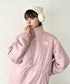 THE NORTH FACE(ザ・ノースフェイス)/2WAY リバーシブル 軽量 保温 プレイグリーン ボアフリース ナイロン ハーフジップアノラック/PLAY GREEN RVS FLEECE ANORAK | IM2234009 | キャメル