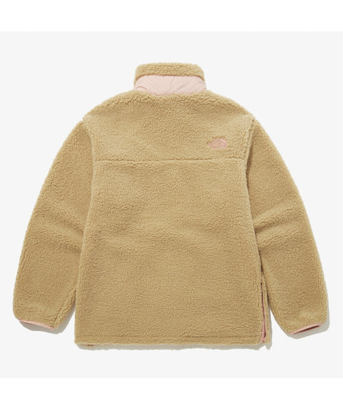 THE NORTH FACE(ザ・ノースフェイス)/2WAY リバーシブル 軽量 保温 プレイグリーン ボアフリース ナイロン ハーフジップアノラック/PLAY GREEN RVS FLEECE ANORAK | IM2234009 | キャメル