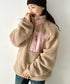 THE NORTH FACE(ザ・ノースフェイス)/2WAY リバーシブル 軽量 保温 プレイグリーン ボアフリース ナイロン ハーフジップアノラック/PLAY GREEN RVS FLEECE ANORAK | IM2234009 | キャメル