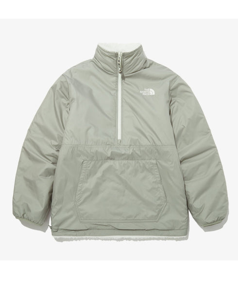 THE NORTH FACE(ザ・ノースフェイス)/2WAY リバーシブル 軽量 保温 プレイグリーン ボアフリース ナイロン ハーフジップアノラック/PLAY GREEN RVS FLEECE ANORAK | IM2234009 | アイボリー