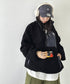 THE NORTH FACE(ザ・ノースフェイス)/2WAY リバーシブル 軽量 保温 プレイグリーン ボアフリース ナイロン ハーフジップアノラック/PLAY GREEN RVS FLEECE ANORAK | IM2234009 | ブラック