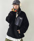 THE NORTH FACE(ザ・ノースフェイス)/2WAY リバーシブル 軽量 保温 プレイグリーン ボアフリース ナイロン ハーフジップアノラック/PLAY GREEN RVS FLEECE ANORAK | IM2234009 | ブラック