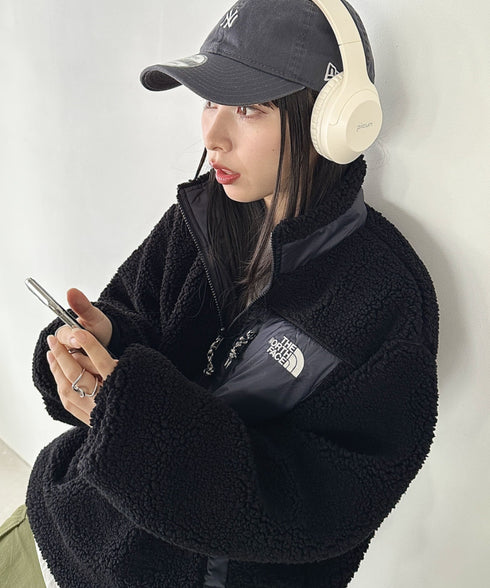 THE NORTH FACE(ザ・ノースフェイス)/2WAY リバーシブル 軽量 保温 プレイグリーン ボアフリース ナイロン ハーフジップアノラック/PLAY GREEN RVS FLEECE ANORAK | IM2234009 | ブラック