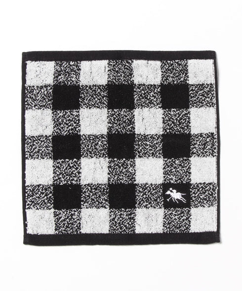 【POLO CHAMPS/ポロチャンプス】別注 ワンポイント刺繍 ミニタオルハンカチ | CL6233747 | ブラック系その他