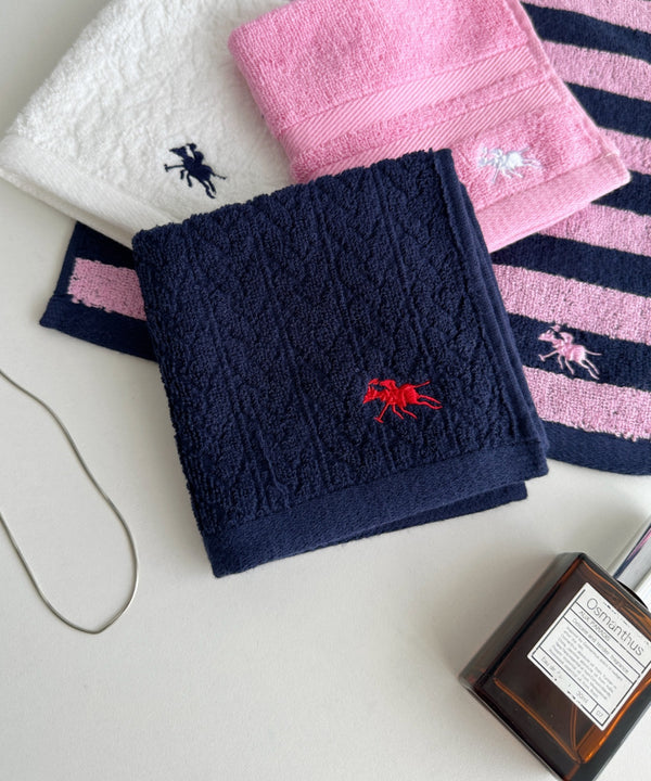 【POLO CHAMPS/ポロチャンプス】別注 ワンポイント刺繍 ミニタオルハンカチ | CL6233747 | ネイビー