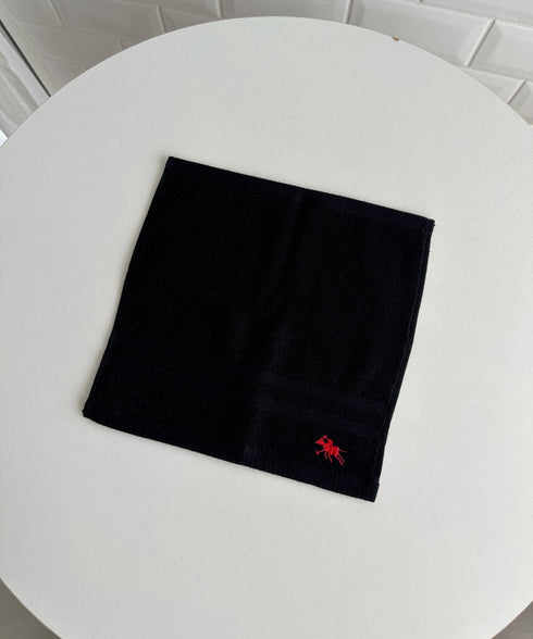 【POLO CHAMPS/ポロチャンプス】別注 ワンポイント刺繍 ミニタオルハンカチ | CL6233747 | ブラック