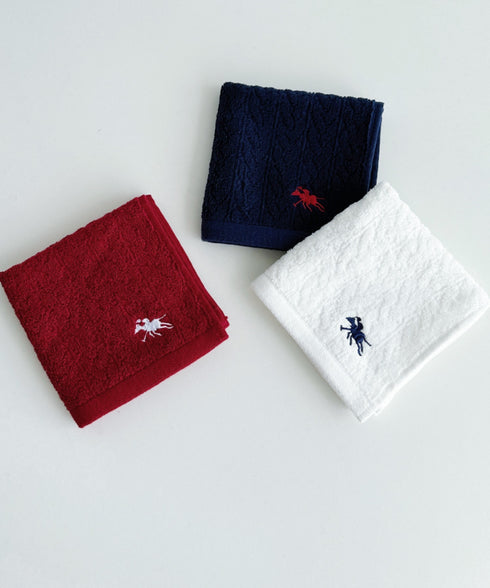 【POLO CHAMPS/ポロチャンプス】別注 ワンポイント刺繍 ミニタオルハンカチ | CL6233747 | レッド
