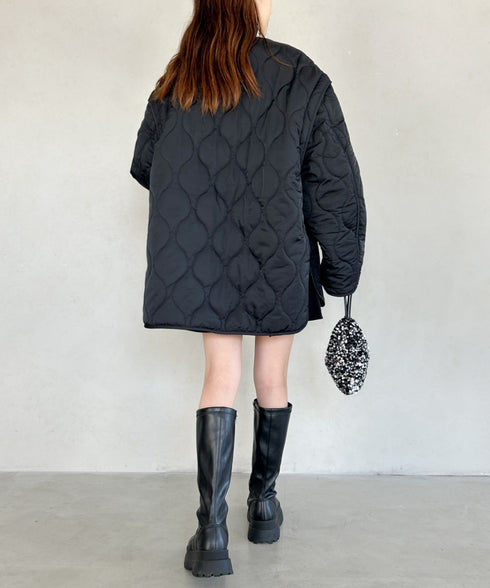 【POLO CHAMPS/ポロチャンプス】 別注 袖取り外し2WAYキルティングジャケット | MD2234001 | ブラック