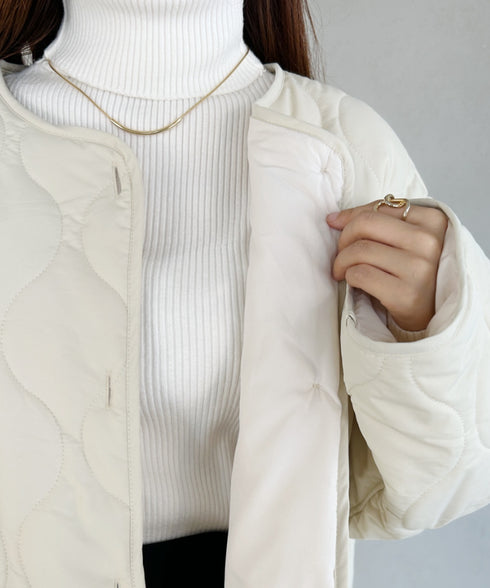 【POLO CHAMPS/ポロチャンプス】 別注 袖取り外し2WAYキルティングジャケット | MD2234001 | アイボリー