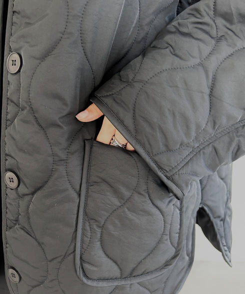 【POLO CHAMPS/ポロチャンプス】 別注 袖取り外し2WAYキルティングジャケット | MD2234001 | ブラック