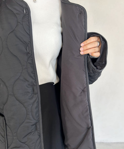 【POLO CHAMPS/ポロチャンプス】 別注 袖取り外し2WAYキルティングジャケット | MD2234001 | ブラック