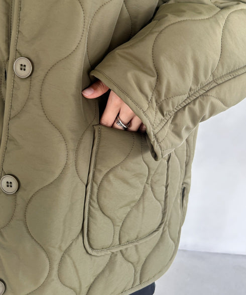 【POLO CHAMPS/ポロチャンプス】 別注 袖取り外し2WAYキルティングジャケット | MD2234001 | カーキ