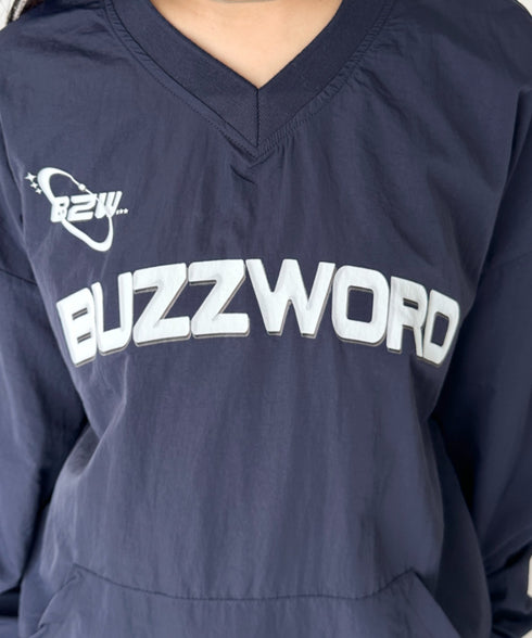 カレッジロゴ刺繍ナイロンプルオーバー | CL2233853 | ブルー系その他