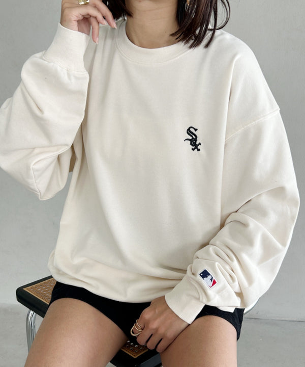 【MLB/エムエルビー】メジャーリーグベースボール 別注 チームロゴ刺繍 裏毛スウェット | MD2233027 | その他1