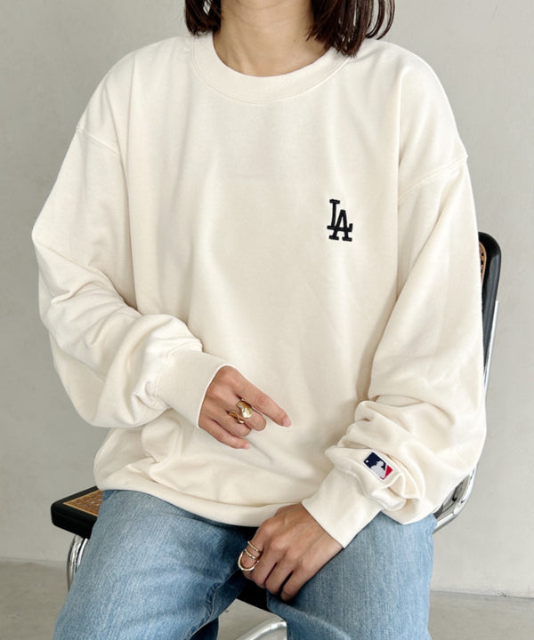 【MLB/エムエルビー】メジャーリーグベースボール 別注 チームロゴ刺繍 裏毛スウェット | MD2233027 | その他2