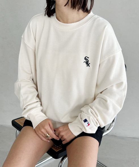 【MLB/エムエルビー】メジャーリーグベースボール 別注 チームロゴ刺繍 裏毛スウェット | MD2233027 | その他1