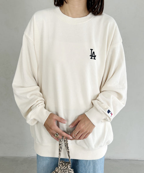 【MLB/エムエルビー】メジャーリーグベースボール 別注 チームロゴ刺繍 裏毛スウェット | MD2233027 | その他2