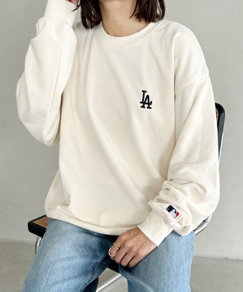 【MLB/エムエルビー】メジャーリーグベースボール 別注 チームロゴ刺繍 裏毛スウェット | MD2233027 | その他2