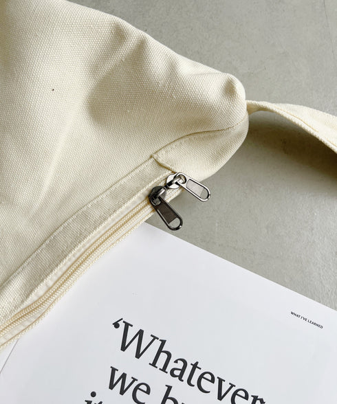 ドローコードギャザーキャンバスショルダーバッグ | CL12410114 | ブラック