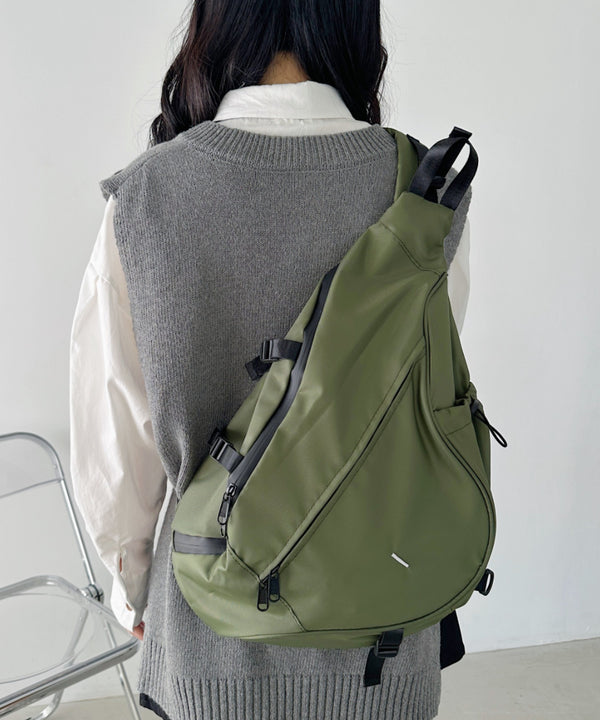 ワンポイントボディバッグ/ユニセックス メッセンジャーバッグ | CL12410160 | カーキ