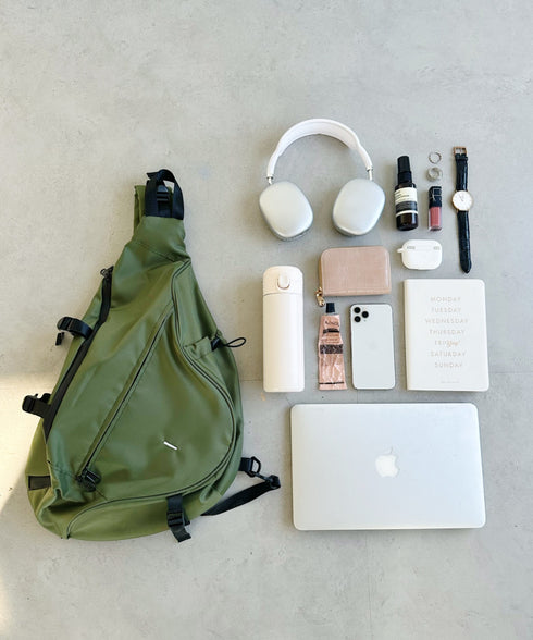 ワンポイントボディバッグ/ユニセックス メッセンジャーバッグ | CL12410160 | グレー