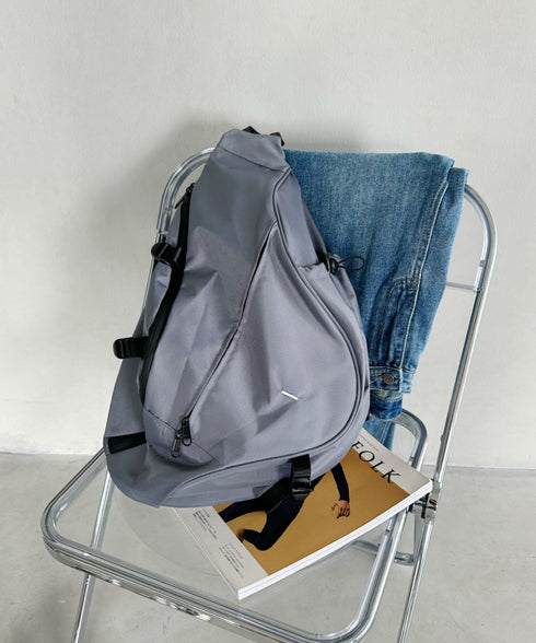 ワンポイントボディバッグ/ユニセックス メッセンジャーバッグ | CL12410160 | グレー