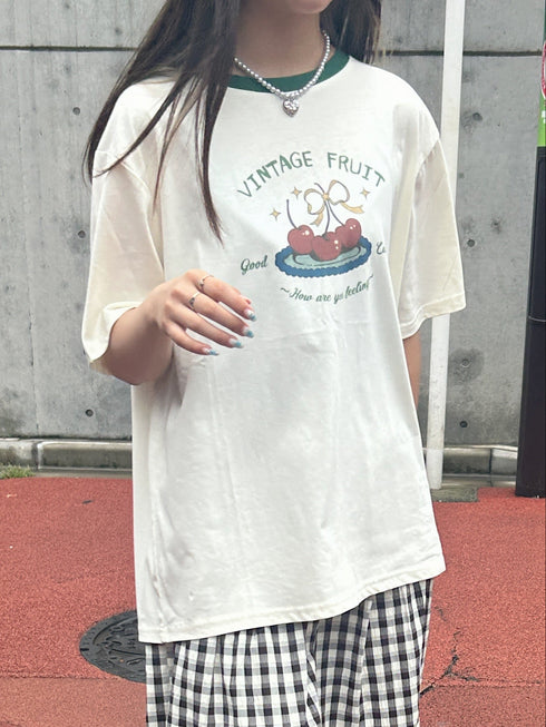 fruit ringer tee | SL2242663 | アイボリー