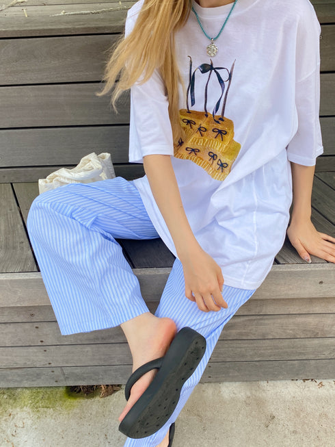 ribbon cake tee | SL2241601 | ホワイト