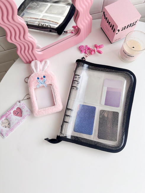 4色クリアラメカードホルダー(A5) | WO4241610 | ブラック