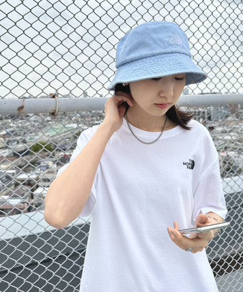 THE NORTH FACE(ザ・ノースフェイス)/ワンポイント ブランドロゴ刺繍 バケットハット/STANDARD BUCKET HAT | IM5242030 | ライトブルー