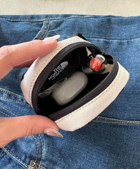 THE NORTH FACE(ザ・ノースフェイス)/ミニリュック スクエア型 ポーチ コインケース/MINI BIG SHOT POUCH | IM6232023 | ライトベージュ