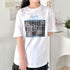 チェックボックスロゴプリント半袖Tシャツ | SL2262007 | ブラック
