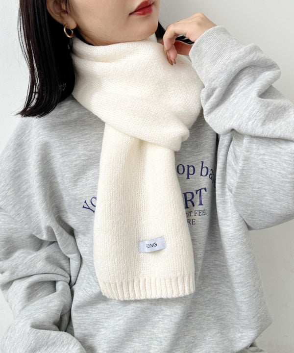 ショートニットマフラー | MD6241002 | ホワイト