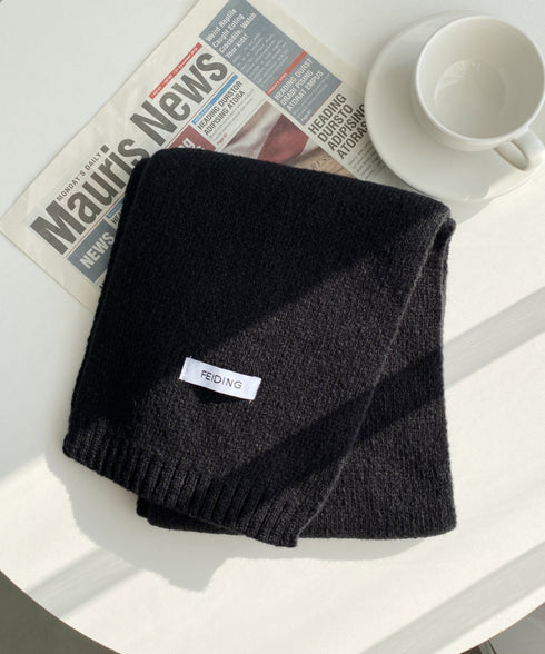 ショートニットマフラー | MD6241002 | ブラック