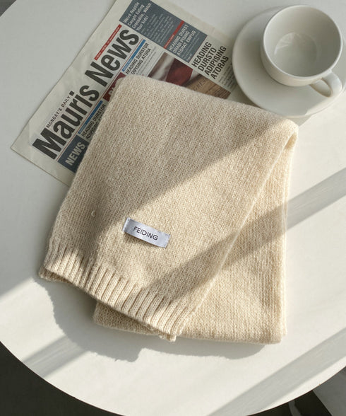 ショートニットマフラー | MD6241002 | アイボリー